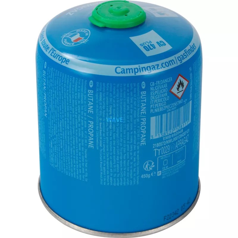 Butāna/Propāna balons Campingaz CV470 450 g atkārtoti uzpildāms