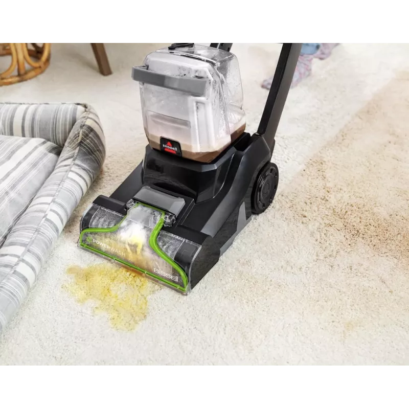 Bissell | PowerWash Pet, Upright Carpet and Upholstery Cleaner | 3878N | Ar vadu darbināms | Handstick | Mazgāšanas funkcija | 600 W | Melns/Laima krāsa | Garantija 24 mēneši