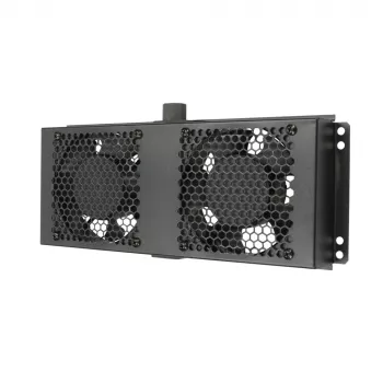 Dzesēšanas ventilators Extralink 2 FANS ROOF COOLING UNIT 220V AC melns metāla