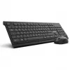 Inca IWS-519 klaviatūra ar peli biroja RF bezvadu QWERTY turku melna