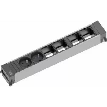 Bachmann POWER FRAME barošanas paplašinātājs 0.2 m 2 maiņstrāvas rozetes Iekštelpām Melna
