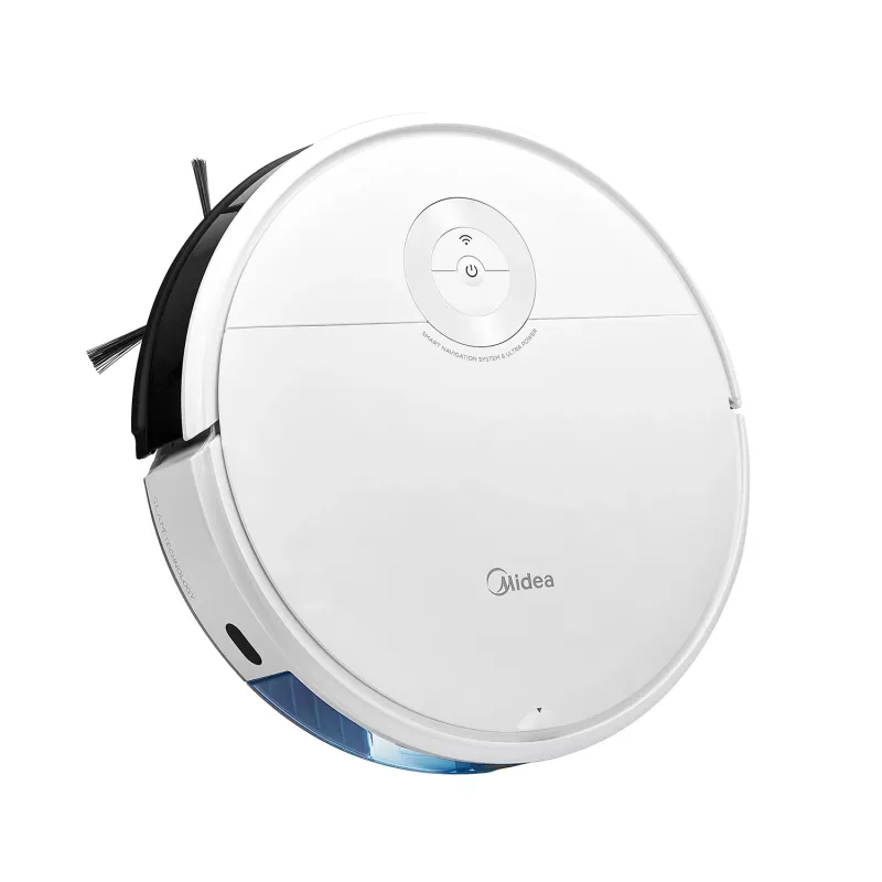 Midea | I5C | Robotizētais putekļsūcējs | Slapjā&Sausā tīrīšana | Darbības laiks (maks.) 120 min | Litija jons | 2600 mAh | Putekļu tvertnes tilpums L | 4000 Pa | Balts | Akumulatora garantija mēnešos
