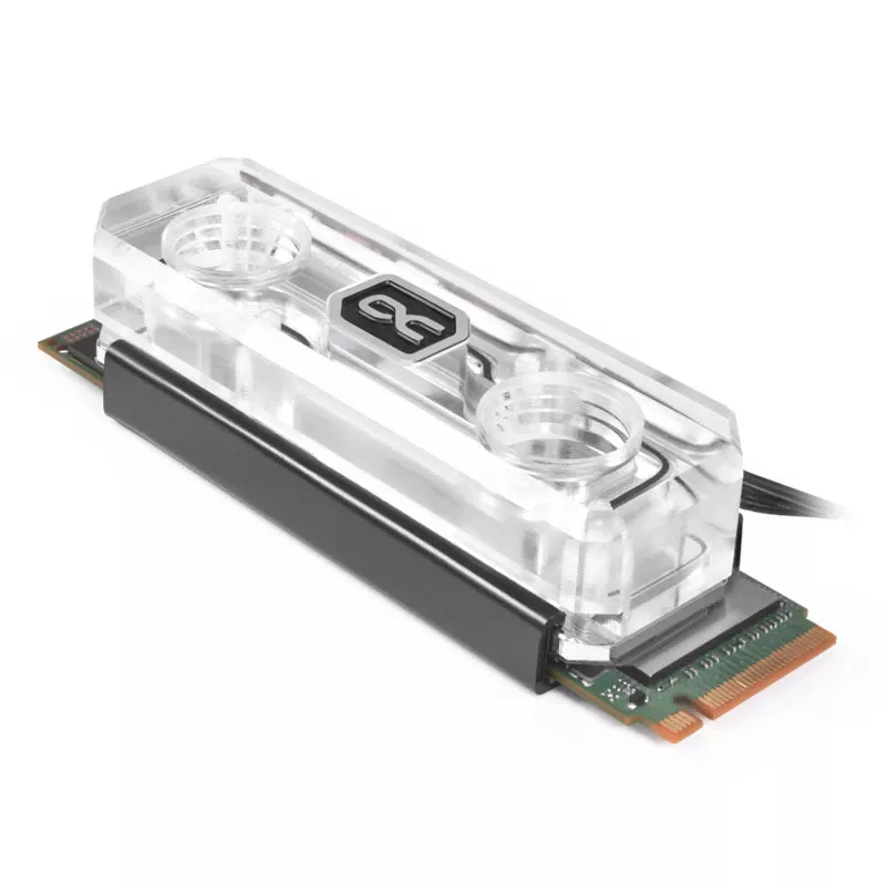 Alphacool HDX Apex M.2 2280 SSD ūdens dzesētājs, akrils aRGB