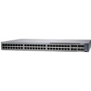 Juniper EX4100-F 48-Port 10/100/1000BaseT PoE+, 4x 10G SFP+ Uplink porti, 4x 10G SFP+ Stacking porti (optika tiek pārdota atsevišķi) ar StandardSW. TAA atbilstīgs. (EX4100-F-48P)