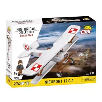 Cobi ķieģelīšu komplekts Nieuport 17 C.1 274 detaļas modeļa komplekts