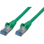 Tīkla kabelis S/CONN zaļš Cat6a S/FTP 0,5m