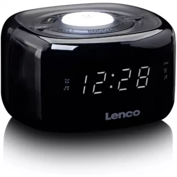 Lenco CR-12BK Radio Pulkstenis Digitāls Melns (CR-12)
