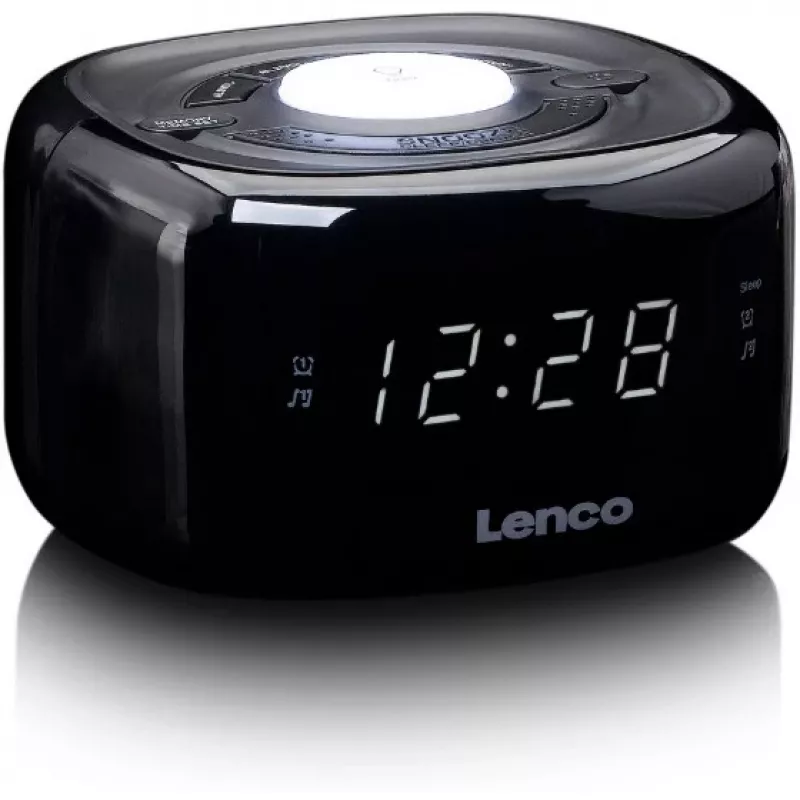 Lenco CR-12BK Radio Pulkstenis Digitāls Melns (CR-12)