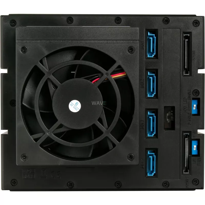 SilverStone SST-FS304-12G ārējais 3,5 collu korpuss, 4 nodalījumu - melns