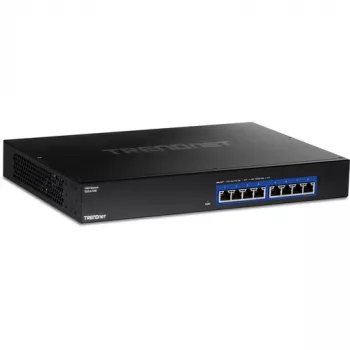 TRENDnet TEG S708 - Slēdzis - 8 x 100/1000/2,5G/5G/10GBase-T - Galda, uzstādāms plauktā