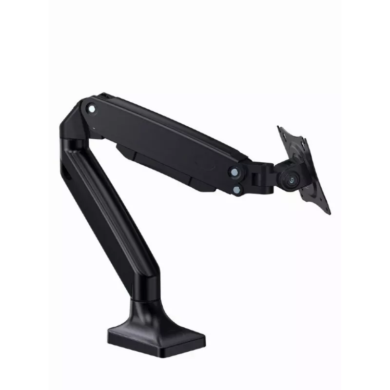 Monitora stiprinājums GEMBIRD MA-DA1-03 17–35 collu ekrāniem, 10 kg, VESA 75x75–100x100, skava/caurlaide, melns