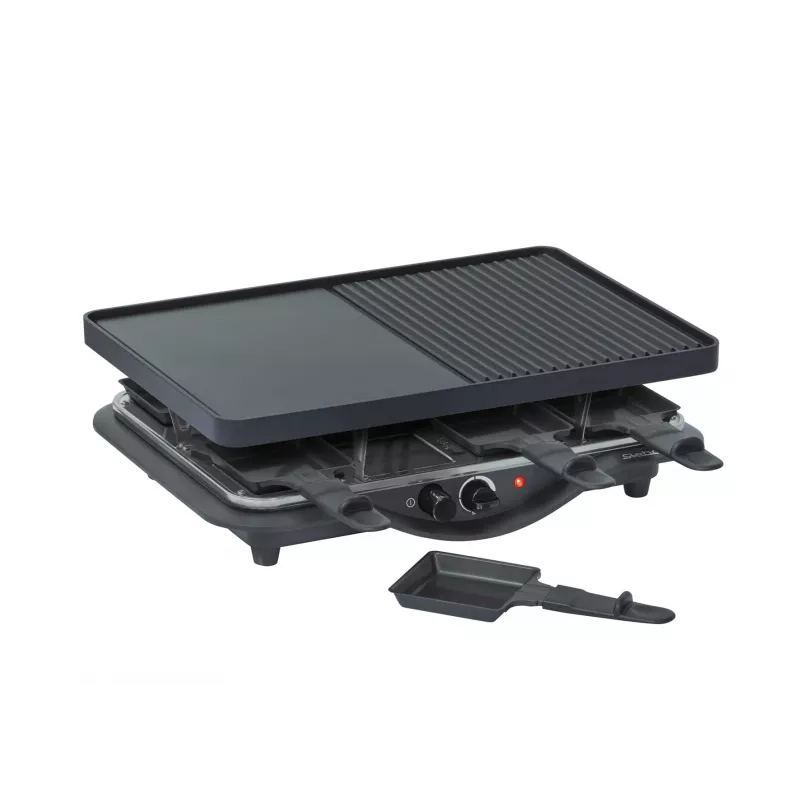 Raclette grils Steba RC 28 8 personām 1400 W melns hroms