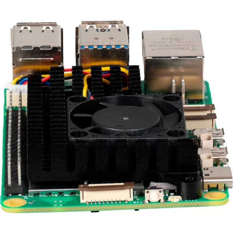 Joy-IT RB-heatsink5 Dzesētāja komplekts Melns (RB-heatsink5)