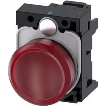 Siemens 3SU1106-6AA20-3AA0 trauksmes gaismas indikators, sarkans