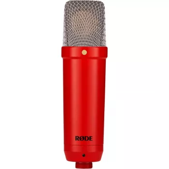 Studijas kondensatora mikrofons RØDE NT1 Signature Red — kardioīds, 20–20000 Hz, -32 dB jutība, XLR (3 kontaktu), 313 g