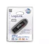 Karšu lasītājs LOGILINK CR0007 USB 2.0 SD/MMC, melns, līdz 480 Mbit/s
