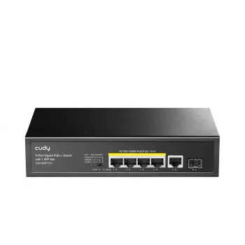 Cudy GS1005PTS1 tīkla slēdzis Gigabit Ethernet (10/100/1000) Power over Ethernet (PoE) Melns