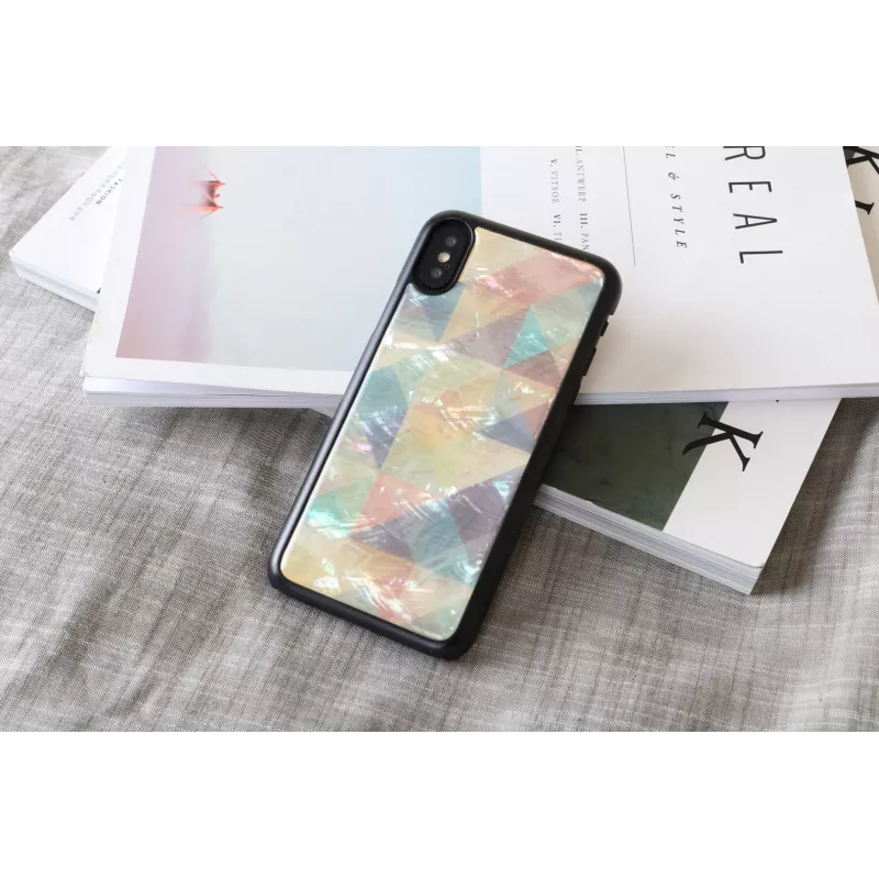 iKins viedtālruņa maciņš iPhone XS / iPhone XS Mosaic Melns