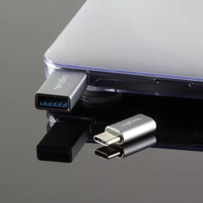 LogiLink AU0042 Adapteris no USB-C uz USB 3.2 Gen 1 A spraudni kompakta dizaina
