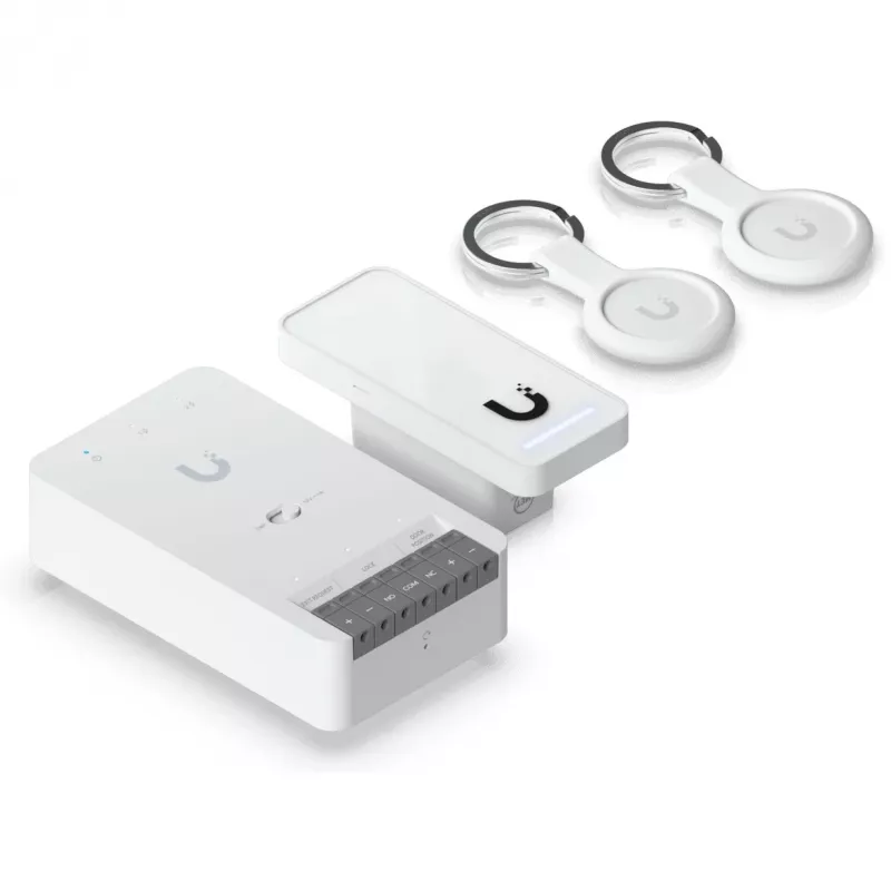 Drošības piekļuves kontroles sistēma Ubiquiti G3 Starter Kit pelēkbalta