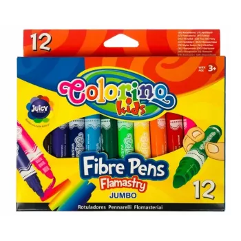 Flomāsteri Colorino 42651PTR apaļie galiņi 12 krāsu komplekts