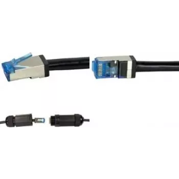 Logilink CQ7083S Ethernet komutācijas kabelis Melns