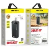 Portable Power Bank AWEI PA-12 30000mAh 22.5W Melns
