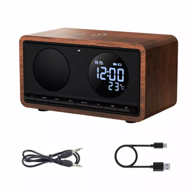 MANTA radio pulkstenis RDI912B Rimini Melns ar 12 collu displeju un 8 GB atmiņu