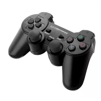Esperanza EGG107K spēļu kontrolieris spēļu panelis PC, Playstation 3 analogais / digitālais USB 2.0 melns