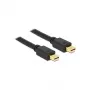 DisplayPort kabelis DeLOCK 83472 0.5 m Mini DisplayPort melns