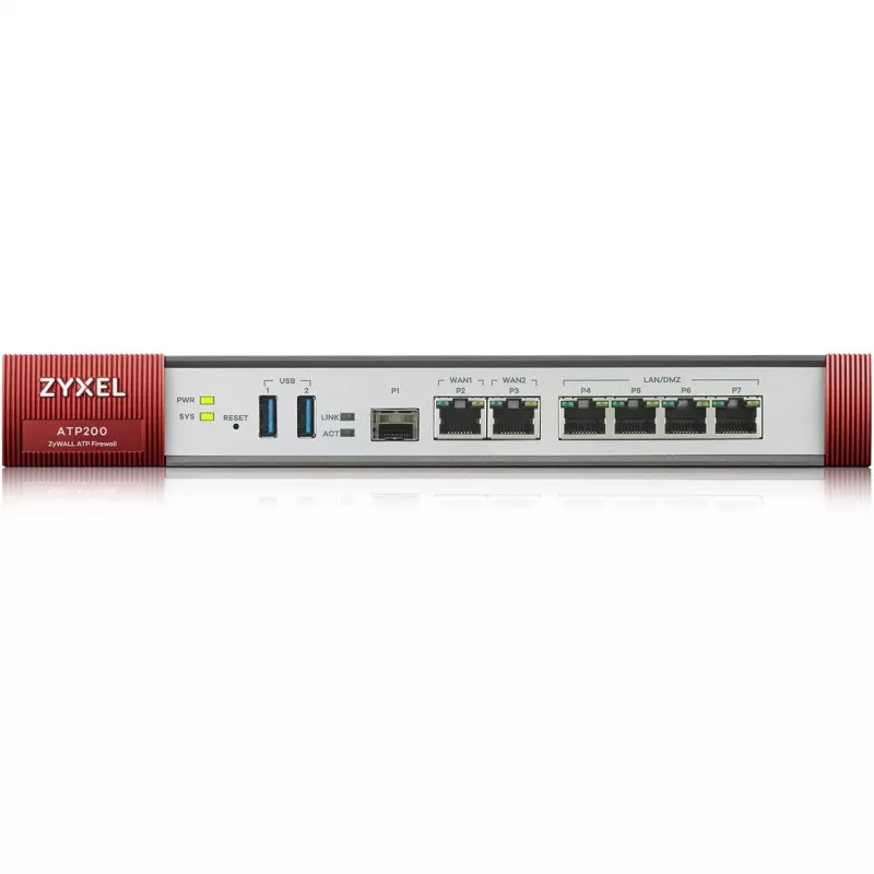 Zyxel ATP200 aparatūras ugunsmūris darbvirsmas 2 Gbit/s