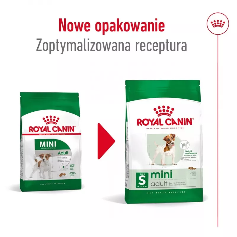 Sausā suņu barība Royal Canin Adult Mini S 8 kg — pilnvērtīgs uzturs maziem pieaugušiem suņiem