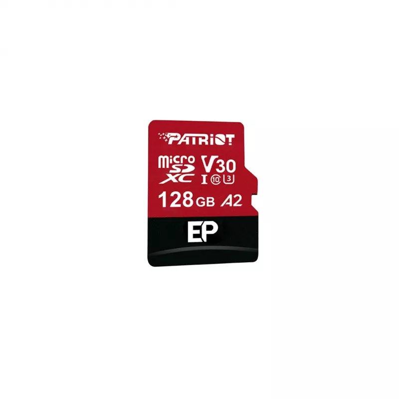 Patriot Memory EP A2 atmiņas karte 128 GB MicroSDXC V30 U3 Class 10 (PEF128GEP32MCX)