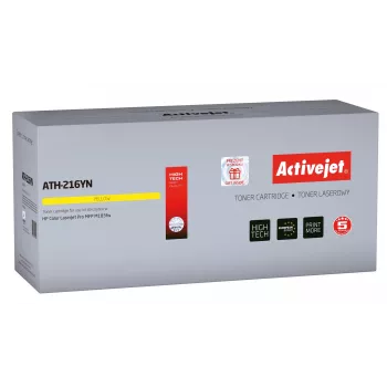 tonera kasete ActiveJet ATH-216YN dzeltena, Saderīga with HP 216A (W2412A), 850 lapas, viena paka