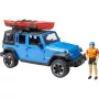 BRUDER Jeep Wrangler Rubicon Unlimited rotaļlietu modelis ar smailīti un figūriņu BR-02529