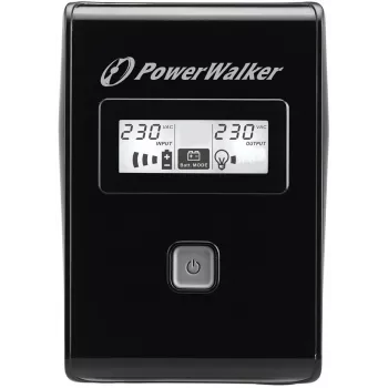PowerWalker VI 850 LCD nepārtrauktās barošanas avots (UPS) Line-Interactive 0.85 kVA 480 W