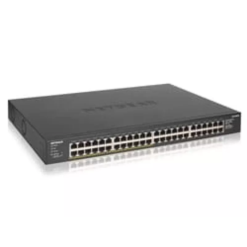 NETGEAR GS348PP Nepārvaldāms Gigabitu Ethernet (10/100/1000) Power over Ethernet (PoE) Melns