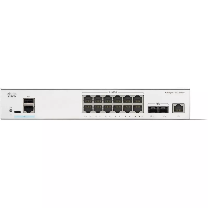 Cisco Catalyst C1300-12XT-2X tīkla slēdzis, pārvaldīts L2/L3, pelēks