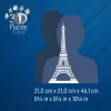 Puzle 3D Eifeļa tornis