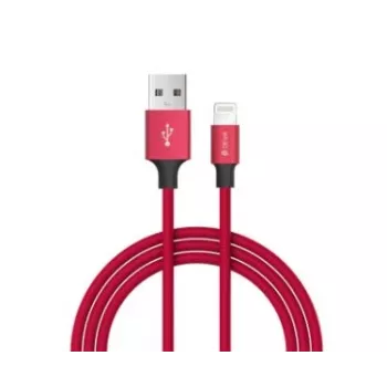 USB-C uz Lightning kabelis Devia Pheez sērija 1 m — sarkans, 1A/USB Power Delivery saderīgs
