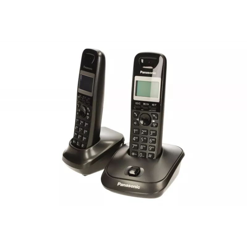 Panasonic KX-TG2512 DECT telefons Pelēks Zvanītāja ID