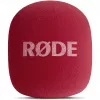 Rode Interview GO – sarkans pārnēsājams interviju mikrofons (kompakts, rokas, plug-and-play)