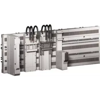 Adapteris Rittal 9635.210 elektriskajiem slēdžiem, poliamīda korpuss, gaiši pelēks, 45 mm platums