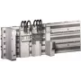 Adapteris Rittal 9635.210 elektriskajiem slēdžiem, poliamīda korpuss, gaiši pelēks, 45 mm platums