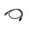 USB C uz USB C kabelis LANBERG CA-USBE-20CC-0005-BK, USB 3.2 Gen 1 (5 Gbit/s), 0,5 m, melns