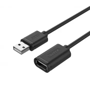 Pagarinātājkabelis Unitek Y-C428GBK USB 2.0, Am-af