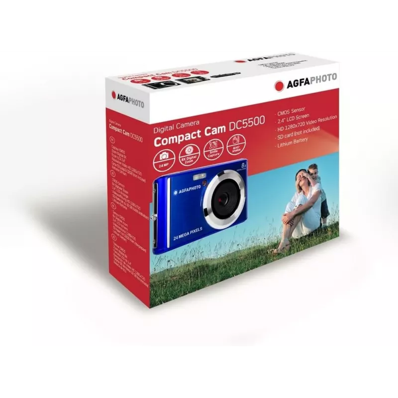 Realishot DC5500 kompaktkamera 24 MP CMOS 5616 x 3744 pikseļi Zila (DC5500BL)