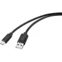 Renkforce RF-4699378 USB kabelis, melns
