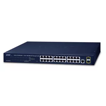 Pārvaldāms L2 Gigabit Ethernet komutators PLANET GS-4210-24T2S