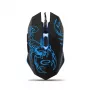 Esperanza MX203 SCORPIO - pele - USB - zila - pele - optiskā - 6 pogas - melna